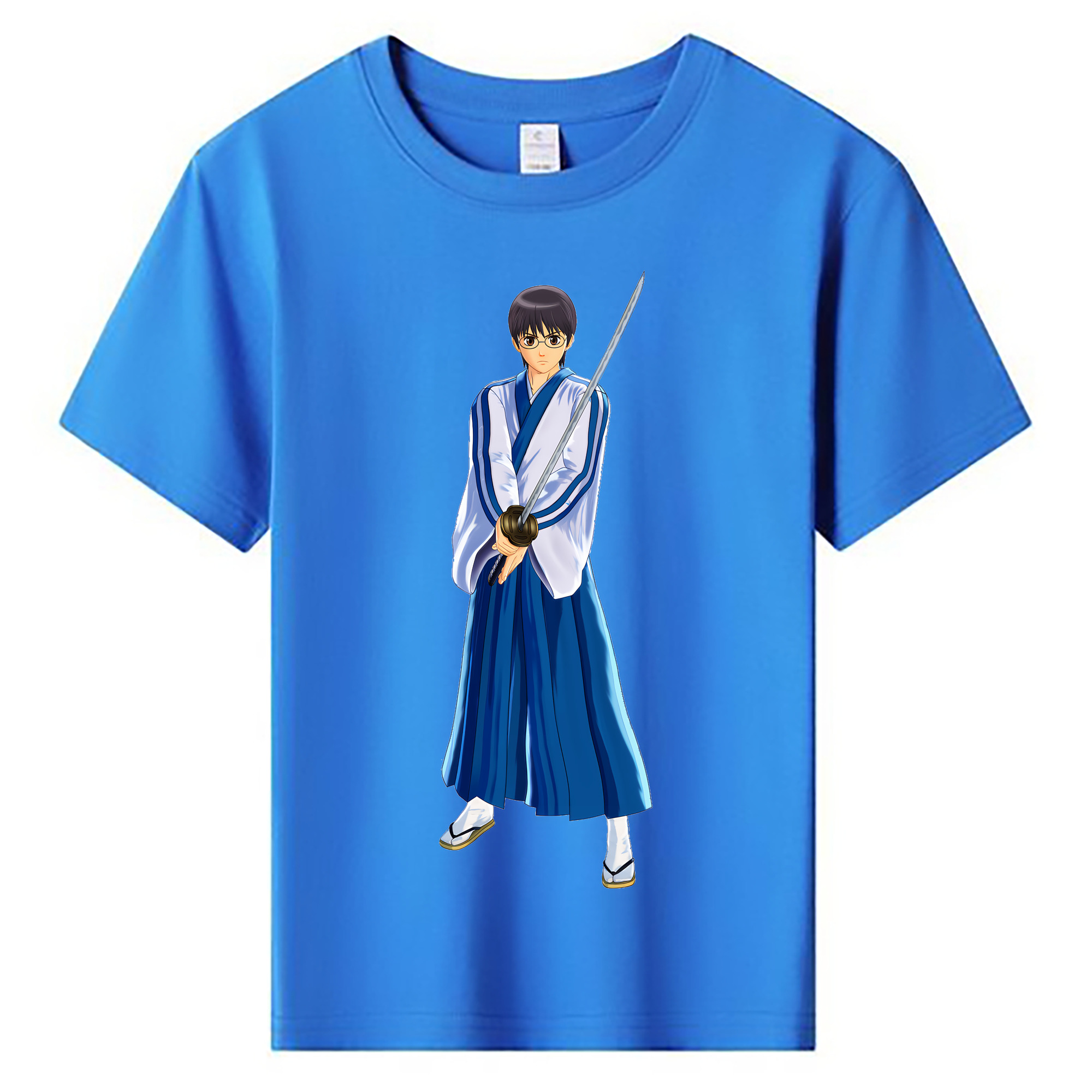 （画像用） ぎんたま 坂田銀時（さかたぎんとき） 神楽 志村新八（しむら しんぱち） GINTAMA Sakata Gintoki Kagura Shimura Shinpachi 綿100％キッズTシャツ（フロントプリント）